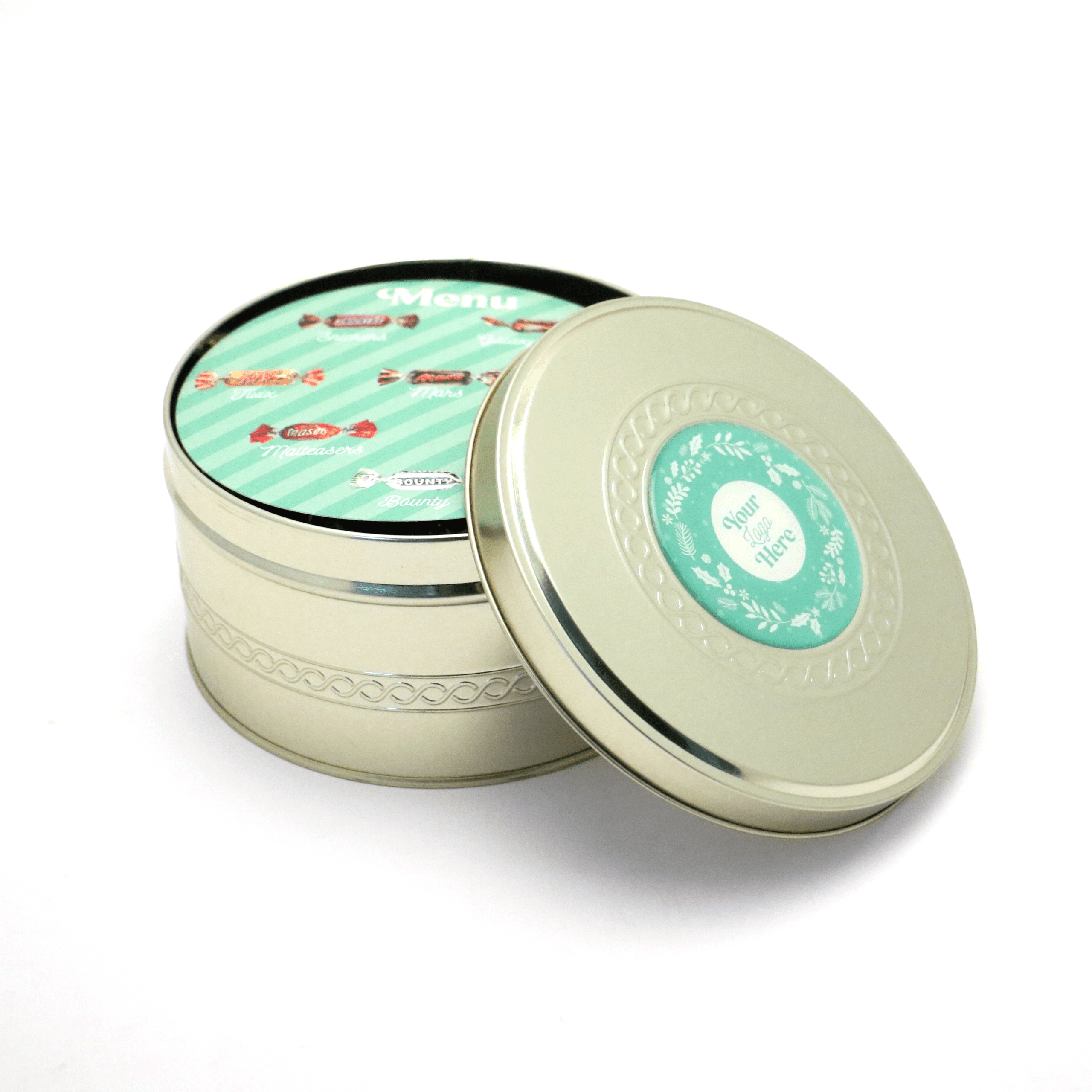 Gold Treat Tin - Celebrations - Image 2