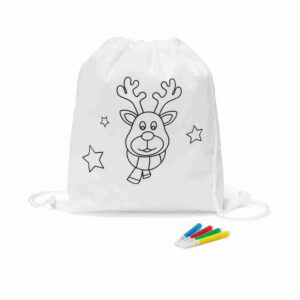 GLENCOE. Children's colouring drawstring bag