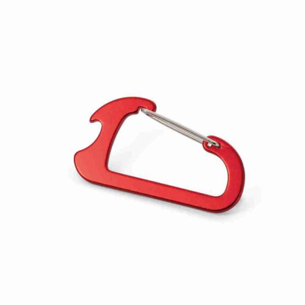 CLOSE. Carabiner clip