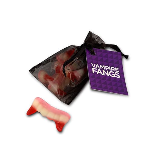 Vampire Fangs Organza Bag