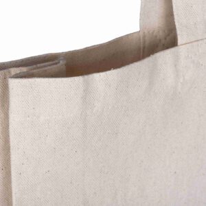 Natural 10oz Canvas Tote Shopper (Gusset) - Image 3