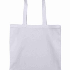 White 10oz Canvas Tote Shopper