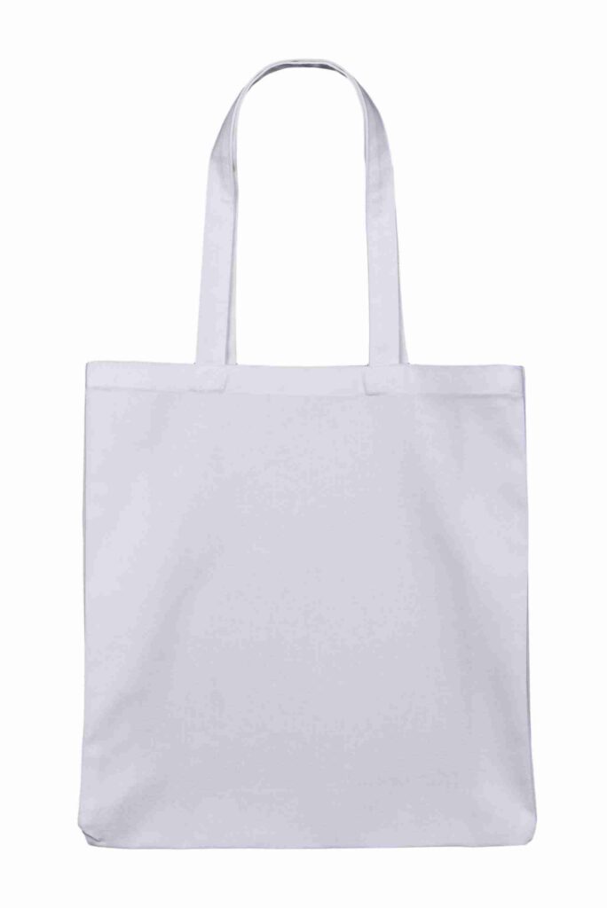 White 10oz Canvas Tote Shopper