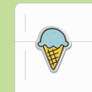 Recycled Custom Shape Fridge Magnet