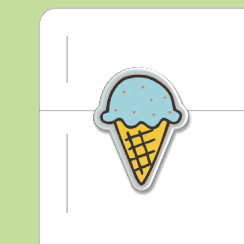 Recycled Custom Shape Fridge Magnet - Image 1