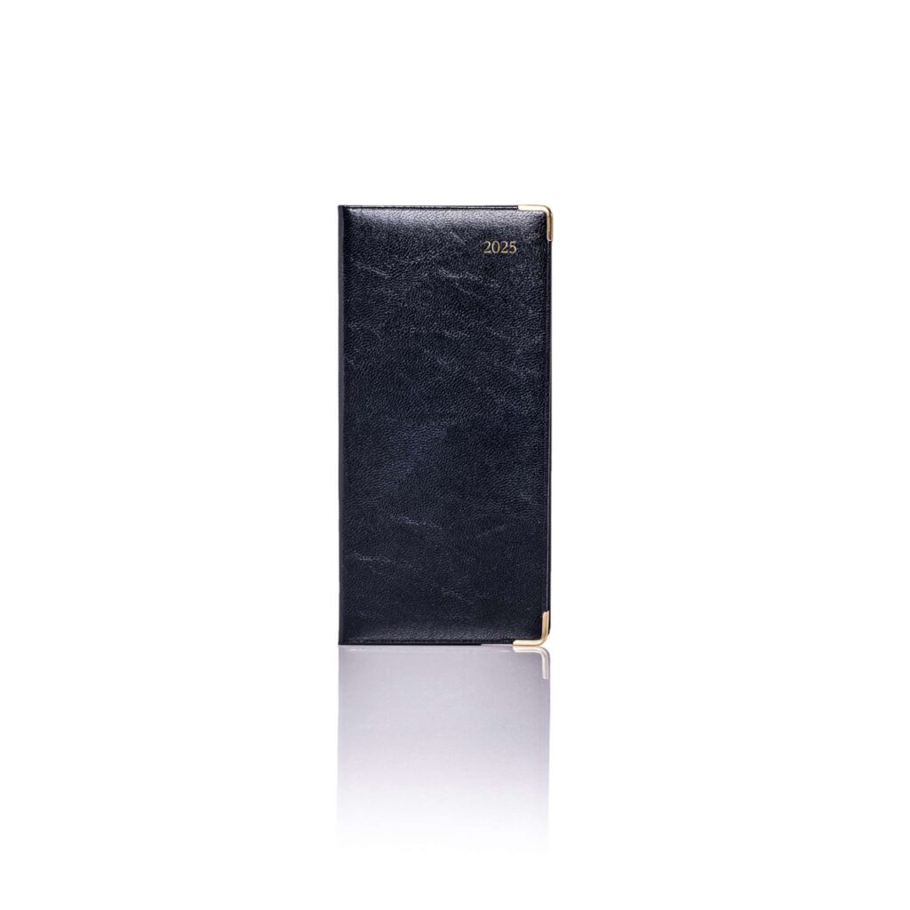 De Luxe Pocket Weekly Diary Gold Trim