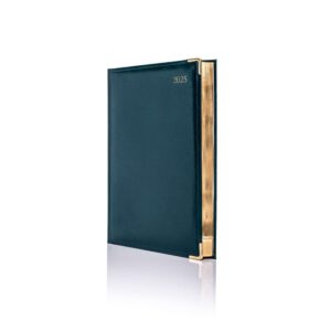 De Luxe A5 Daily Diary Gold Trim - Image 3