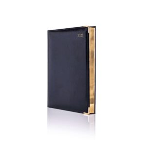De Luxe A5 Daily Diary Gold Trim - Image 6