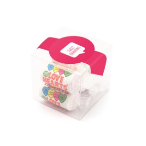 Clear Cube - Love Hearts®