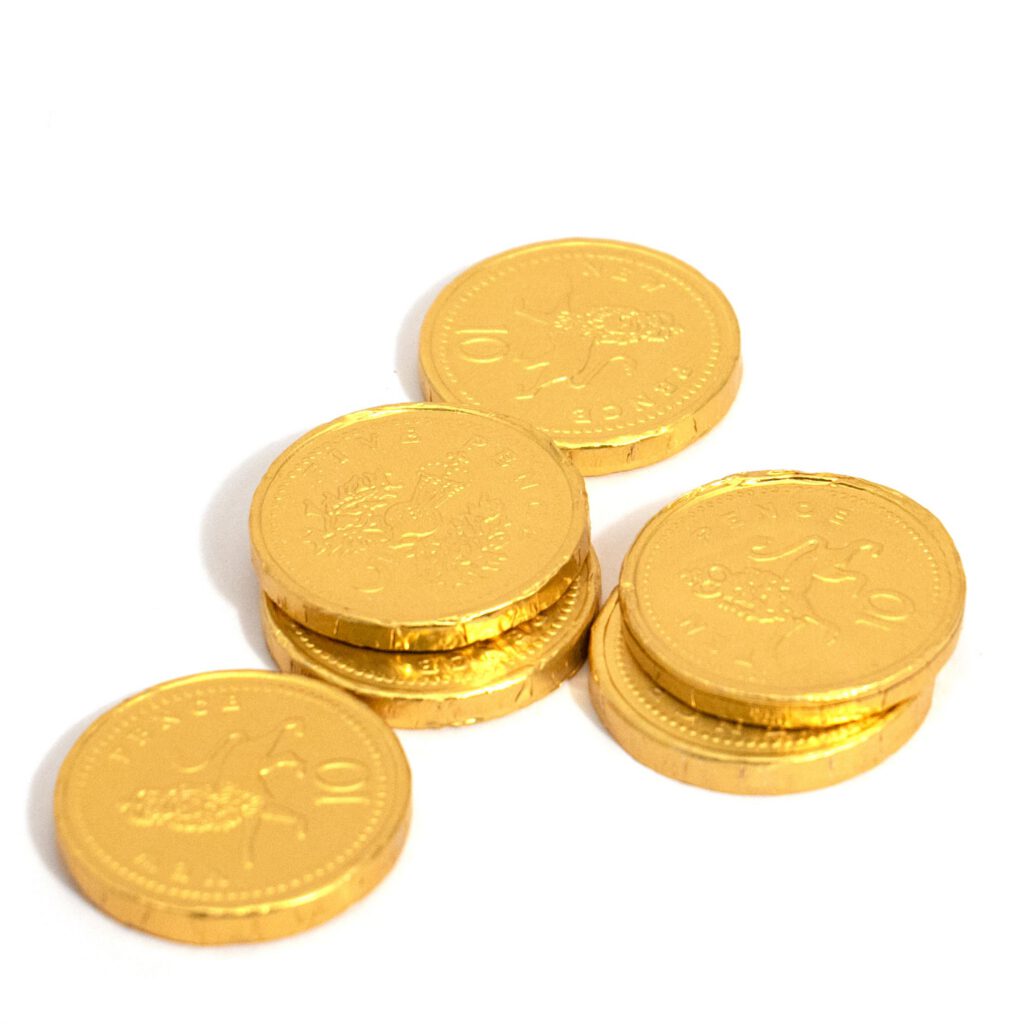 Small Paint Tin - Chocolate Coins