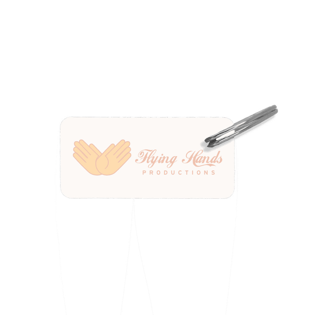 Recycled Deluxe Long Rectangle Keyring