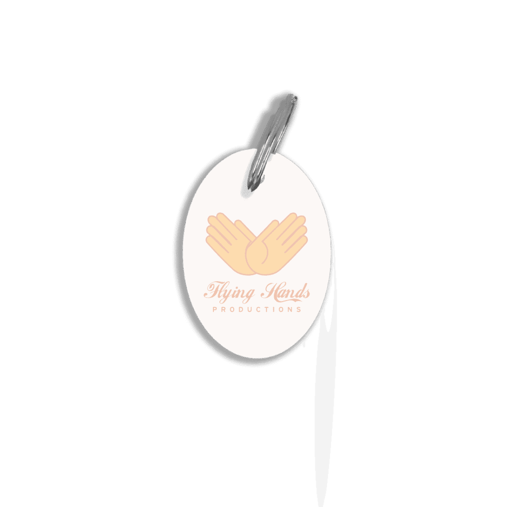 Recycled Deluxe Oval Keyring