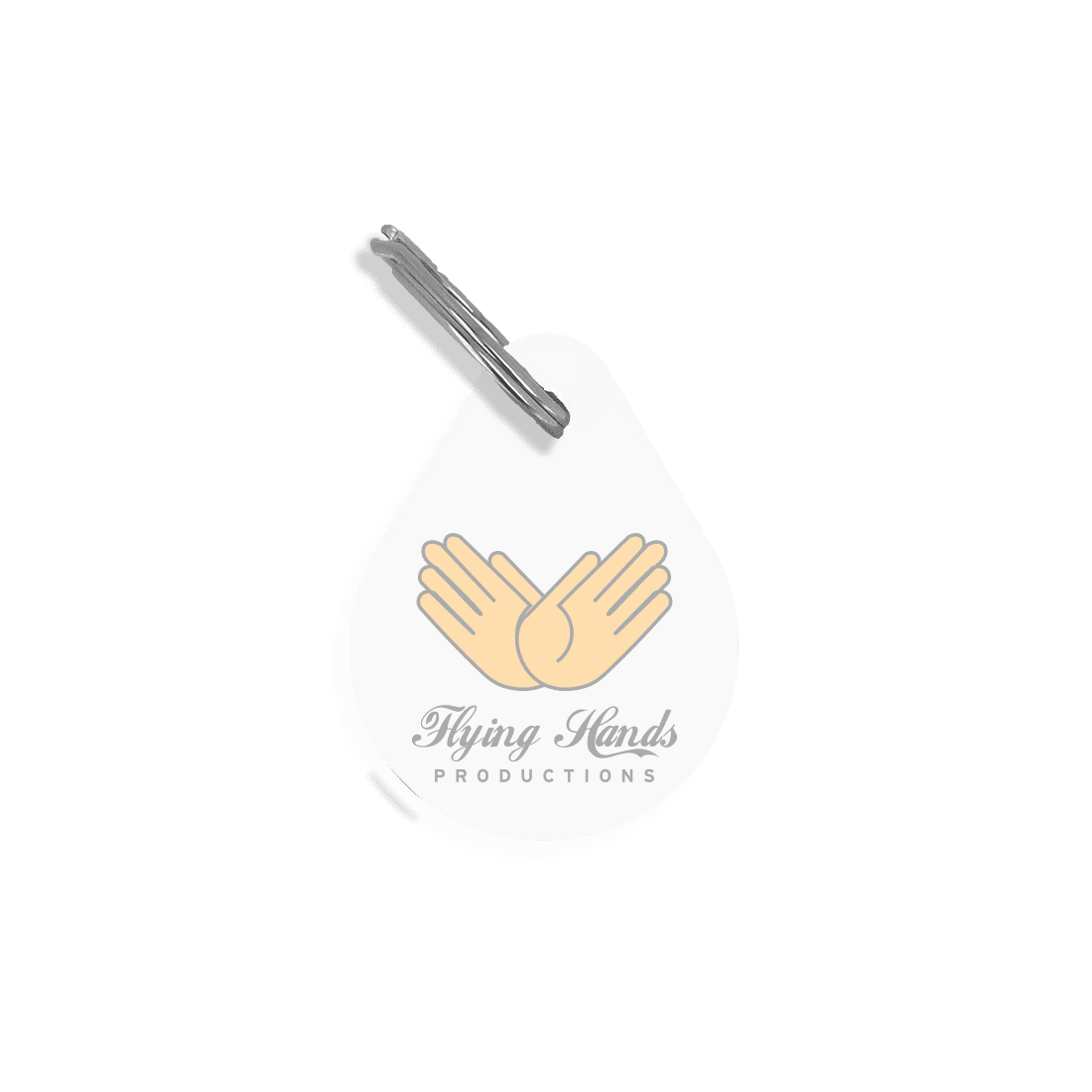 Recycled Deluxe Tear Drop Keyring - Image 1