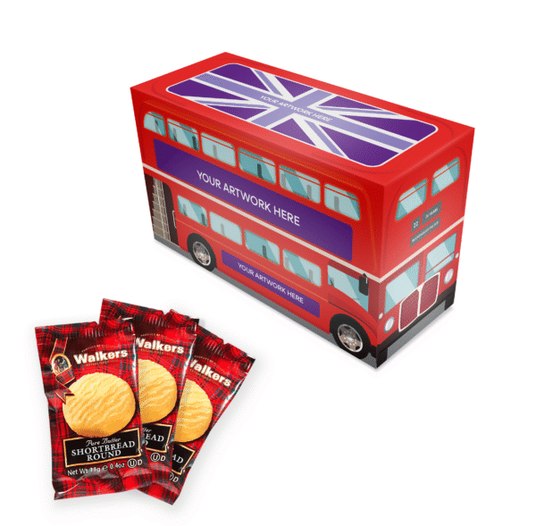 Eco Bus Box - Mini Shortbread Biscuits