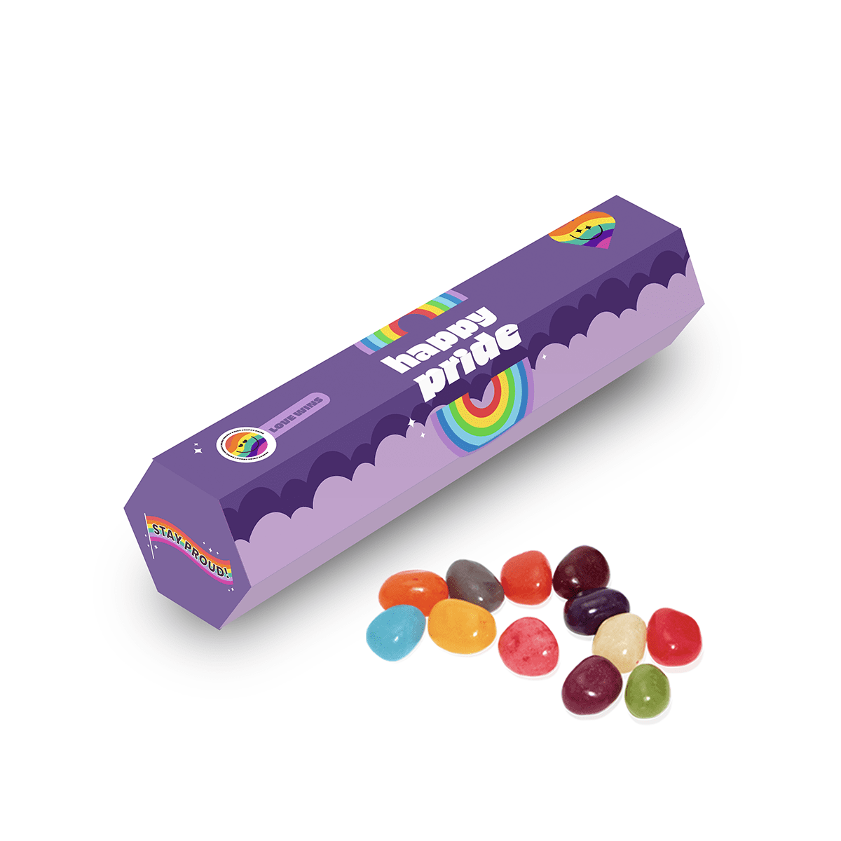 Eco Hex Tube Pride - Jelly Bean Factory® - Image 1