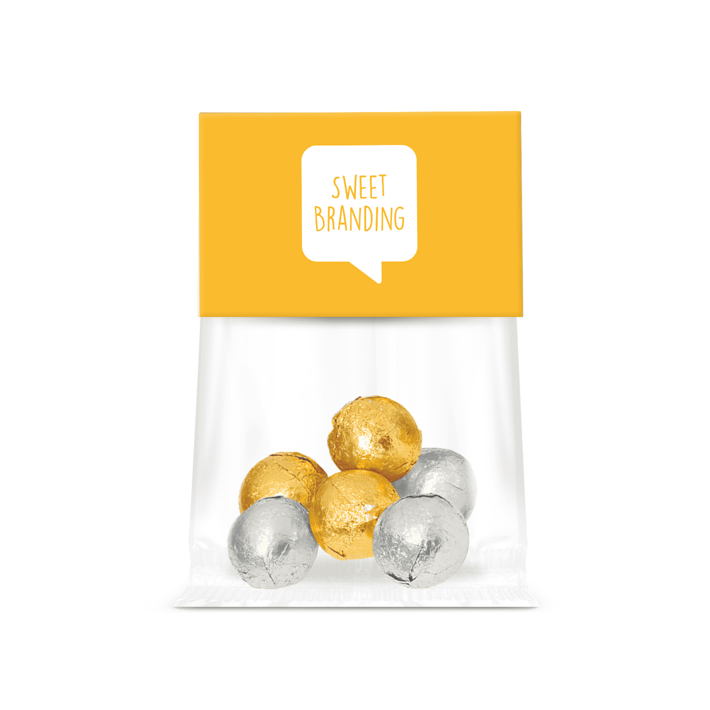 Eco Info Card - Solid Chocolate Balls - Image 1