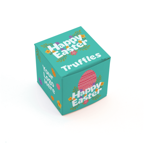 Easter Eco Maxi Cube - Dark Salted Caramel - Chocolate Truffles