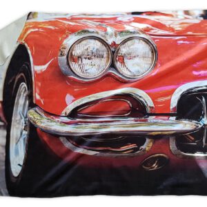 Eco Printed Large Fleece Blanket