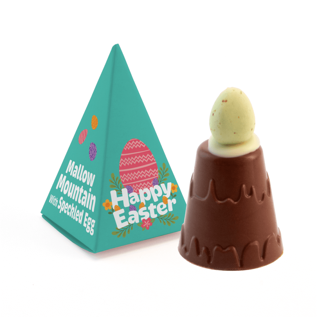 Easter Eco Pyramid Box - Mallow Mountain with Speckled Egg