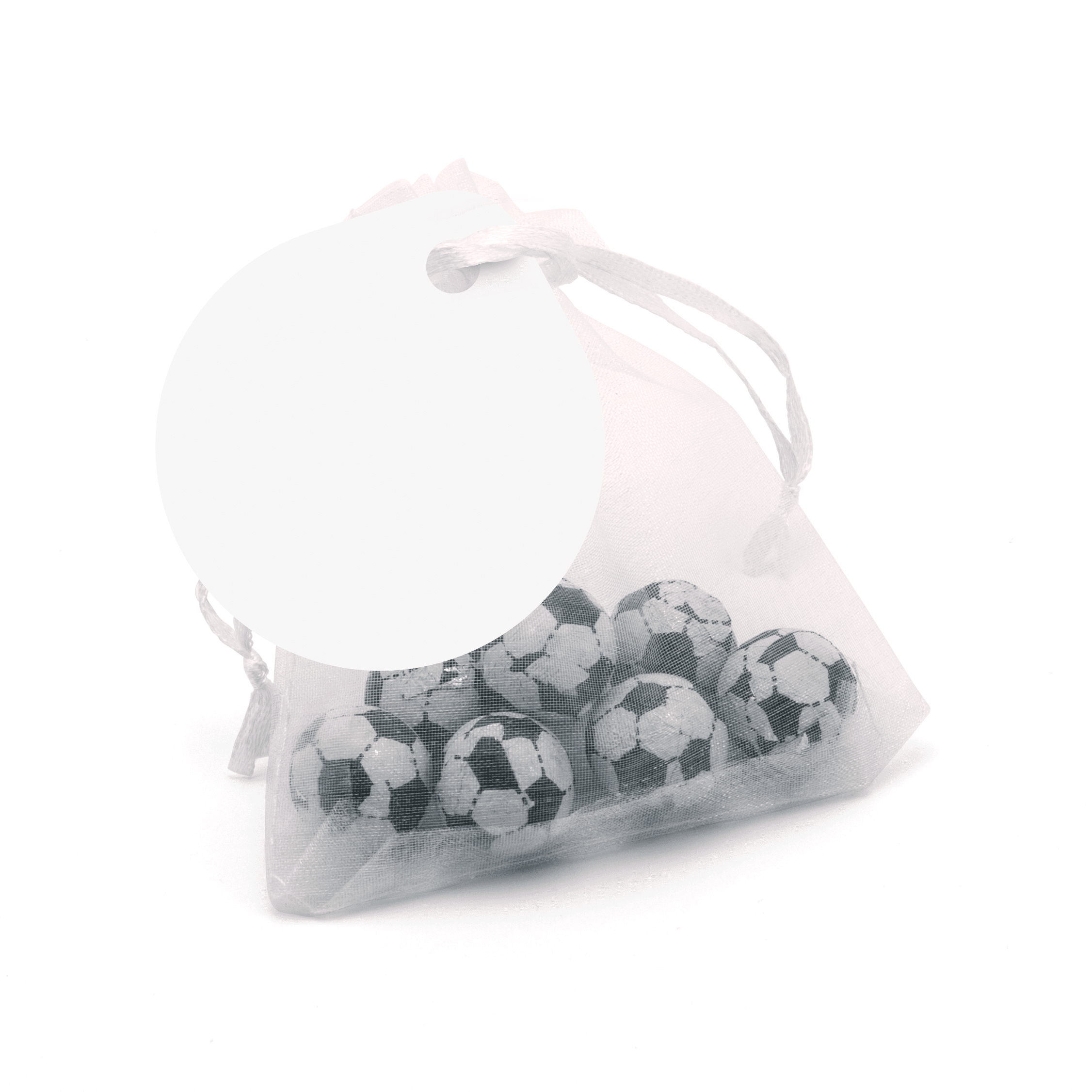 Euro Organza Bag - Chocolate Footballs - Image 2