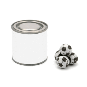 Euro Small Paint Tin - Chocolate Footballs - Image 2