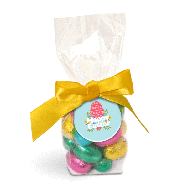 Easter Swing Tag Bag - Foiled Eggs