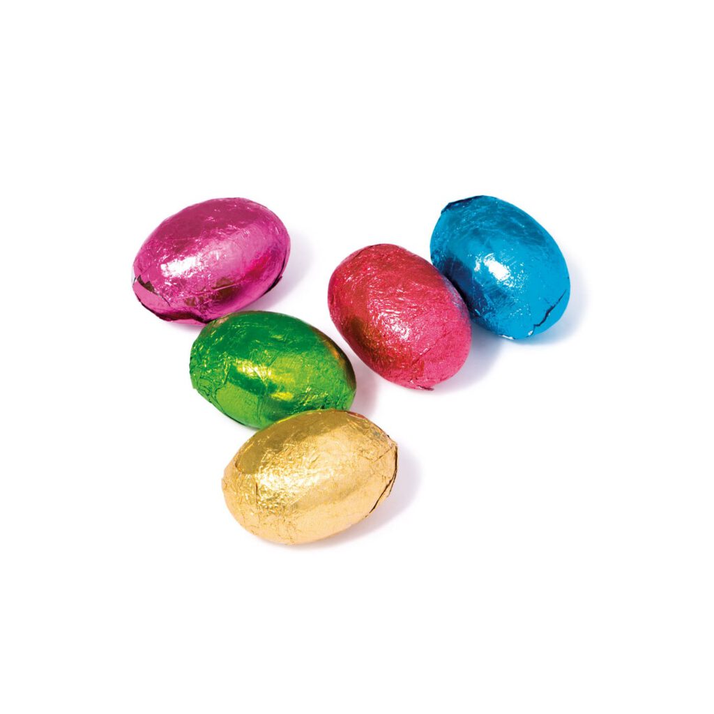 Easter - Eco Midi Pot - Foiled Chocolate Eggs