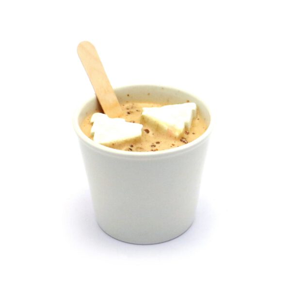 Eco Info Card - Gold Hot Chocolate Spoon & Marshmallows