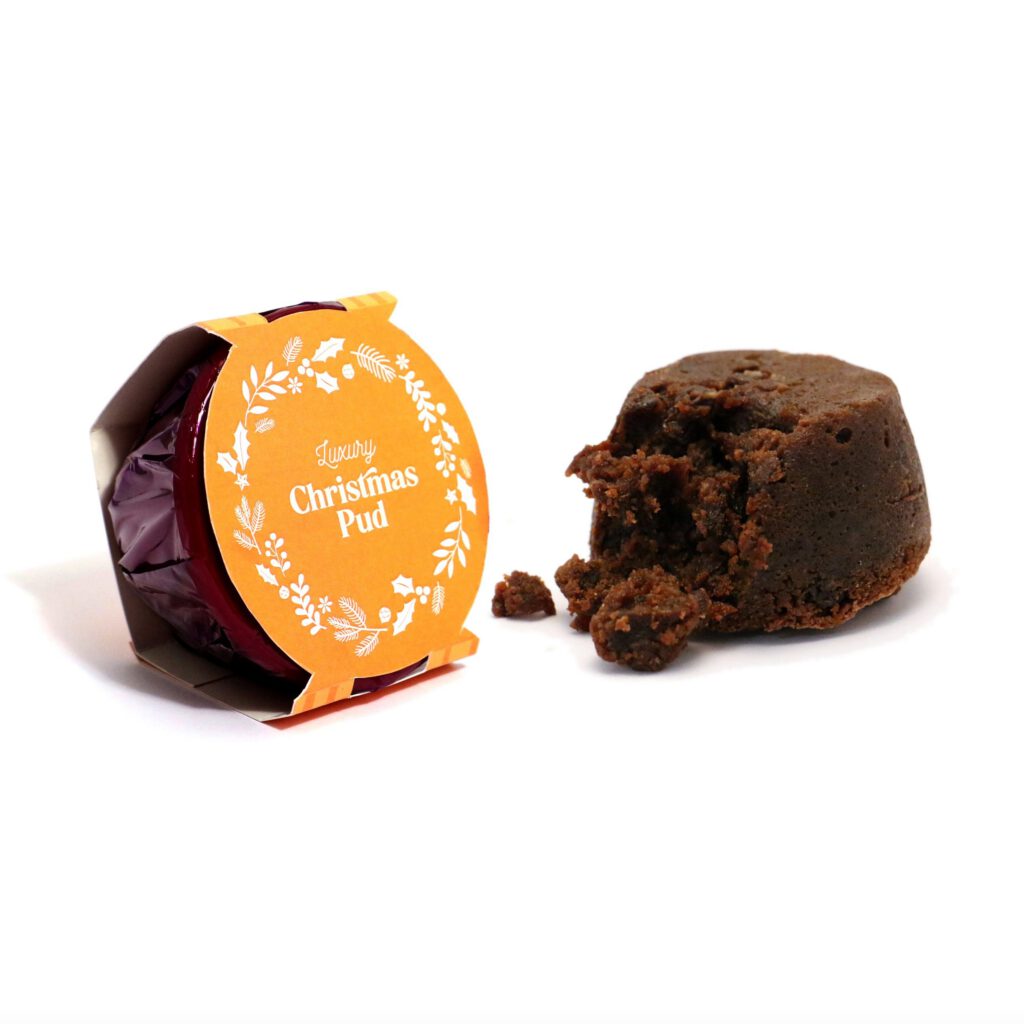 Chocolate Christmas Pudding Belly Wrap
