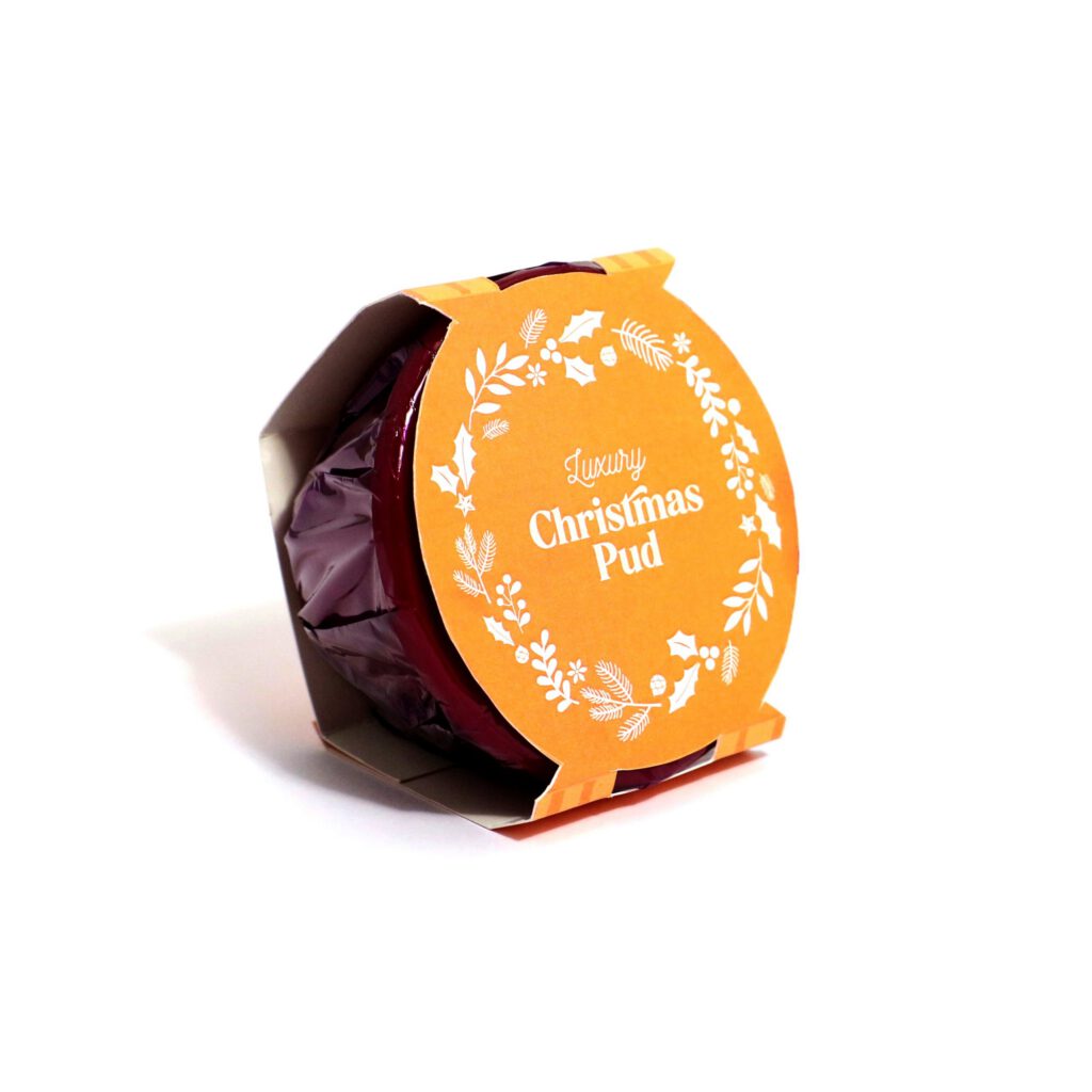 Chocolate Christmas Pudding Belly Wrap