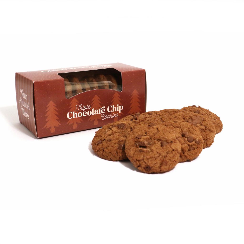 Eco Biscuit Box - Triple Chocolate Chip Biscuits