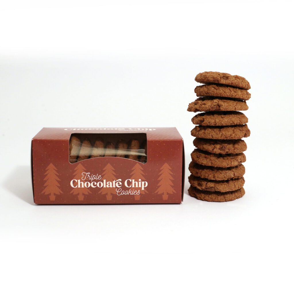 Eco Biscuit Box - Triple Chocolate Chip Biscuits