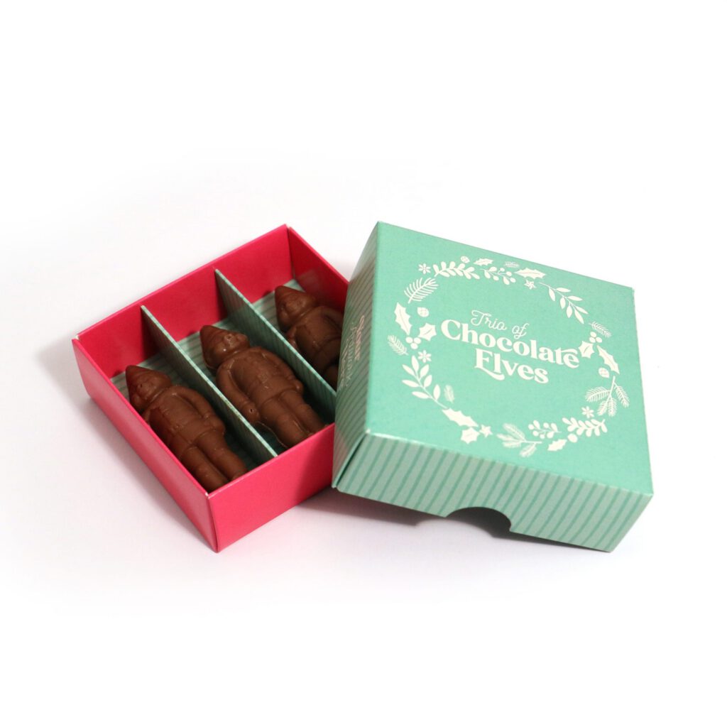 Eco Treat Box - Trio of Elves