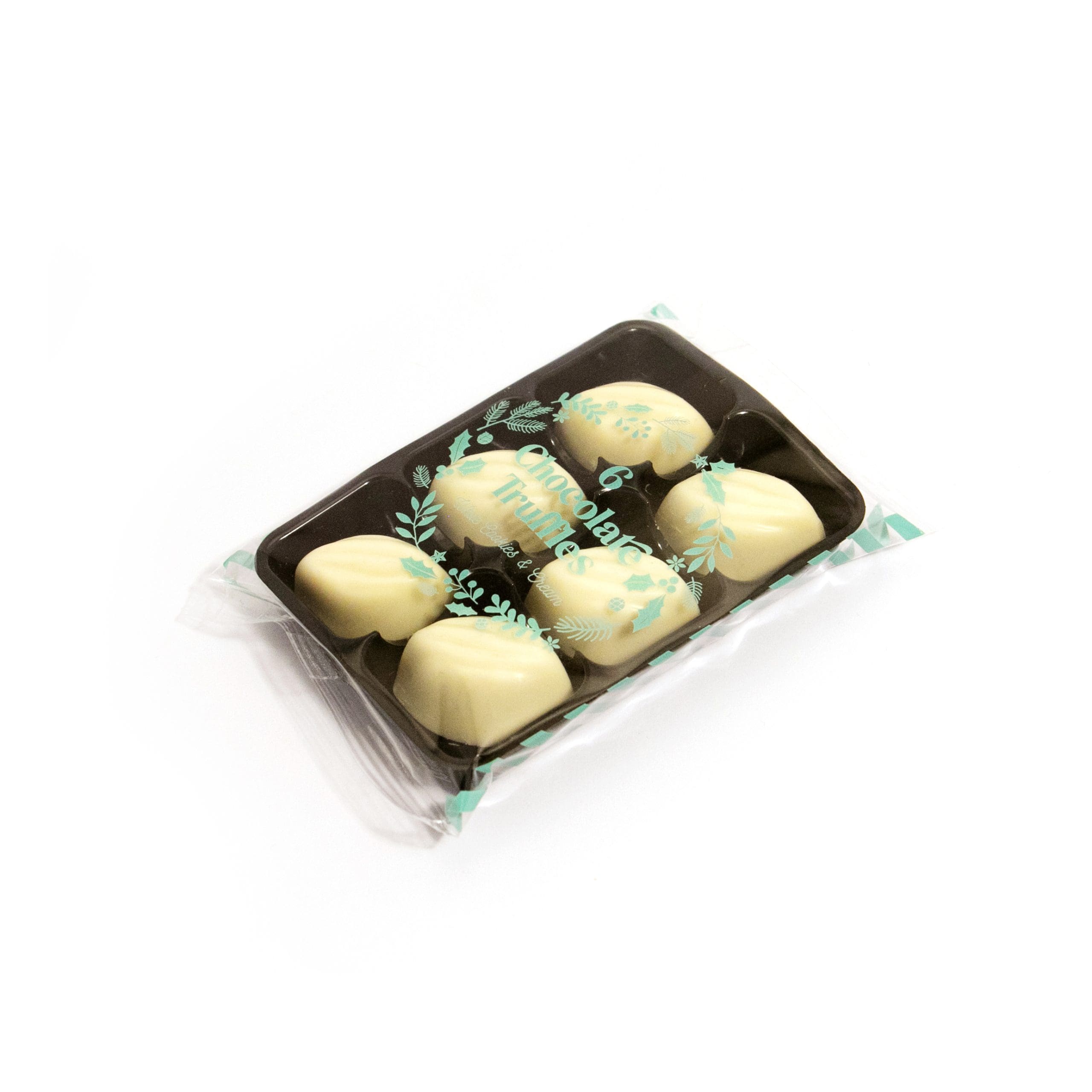 White Cookies & Cream - x6 - Chocolate Truffles - Image 1