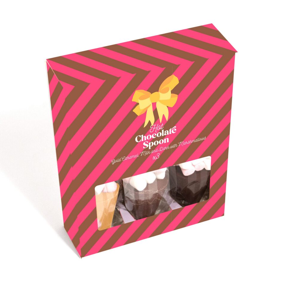 Eco Trio of Hot Chocolate Spoon Gift - Gold, Milk and Dark