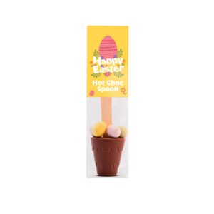 Easter Info Card - Hot Choc Spoon with Speckled Eggs - Image 2