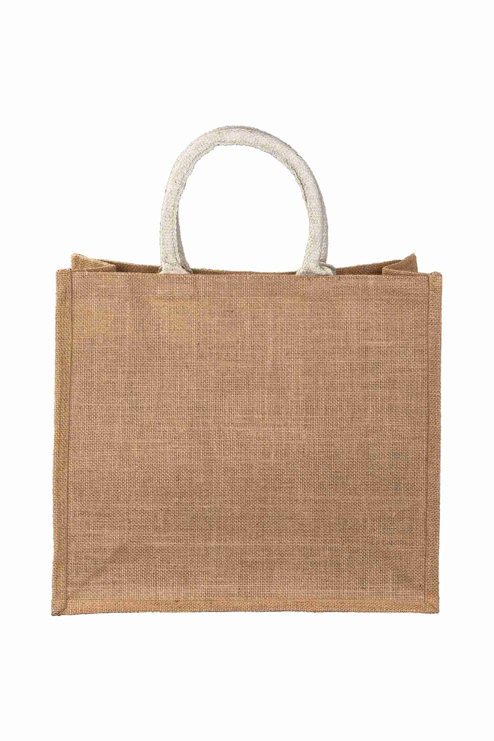 Natural Medium Jute Bags -Full Gusset - Image 1