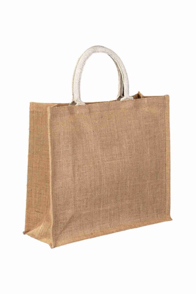 Natural Medium Jute Bags -Full Gusset