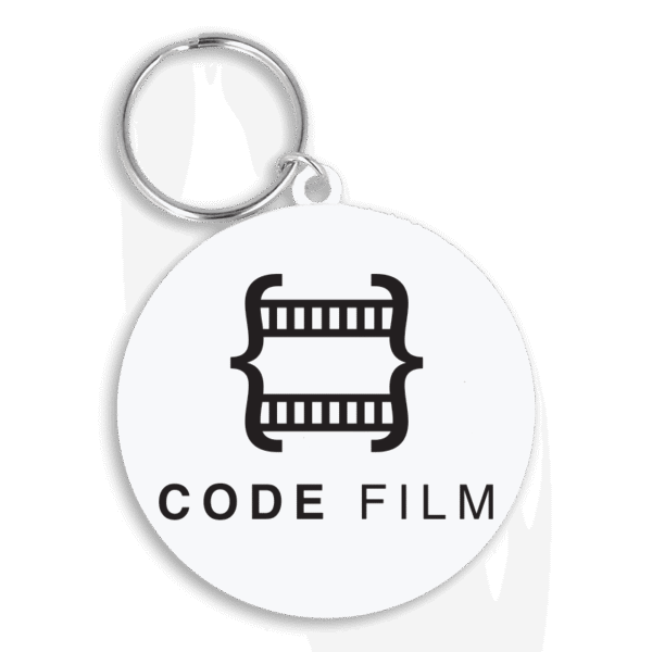 Recycled 55mm Circle Keyring