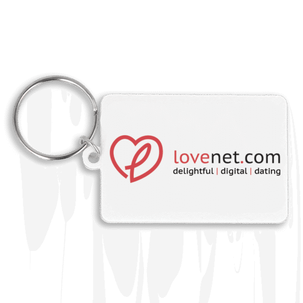Recycled 55mm Rectangle Keyring