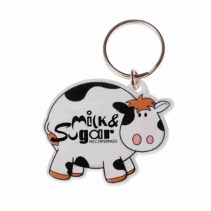 Recycled Cow Shape Keyring