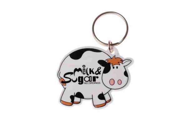 Recycled Cow Shape Keyring