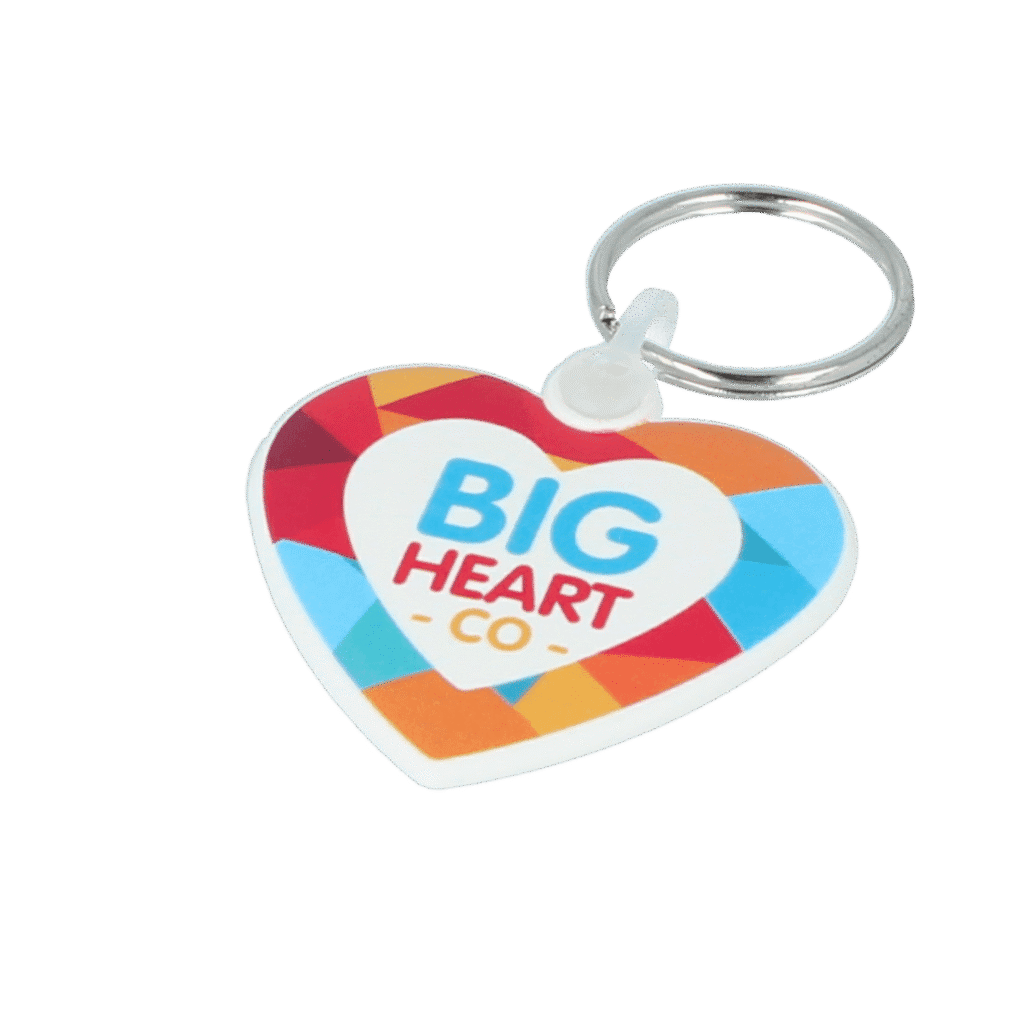 Recycled Heart Shape Keyring