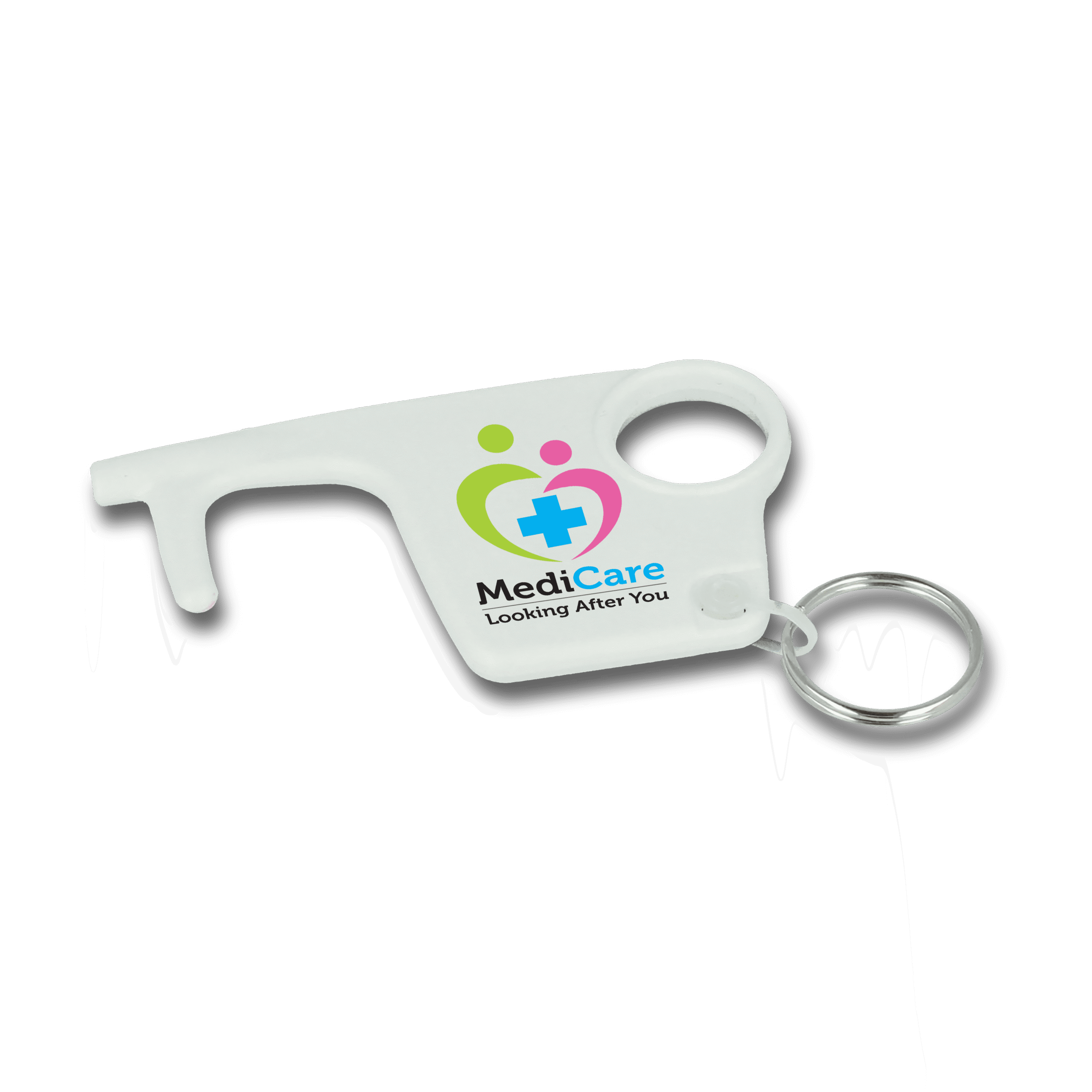 Recycled Hygiene Hook Keyring - Image 1