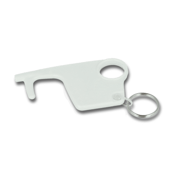 Recycled Hygiene Hook Keyring-Unprinted