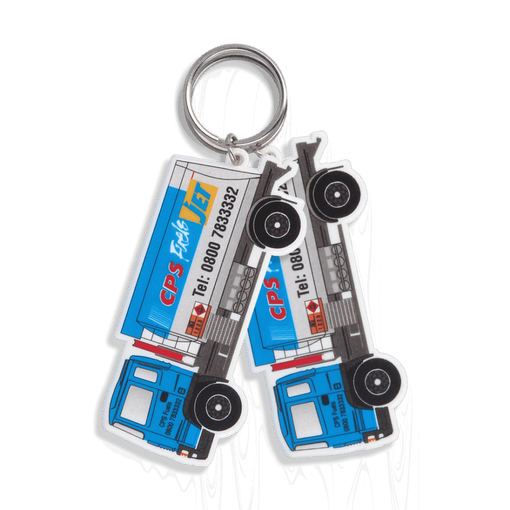 Recycled Lorry Shape Keyring