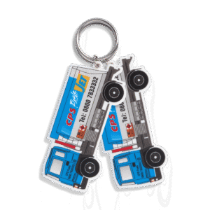 Recycled Lorry Shape Keyring