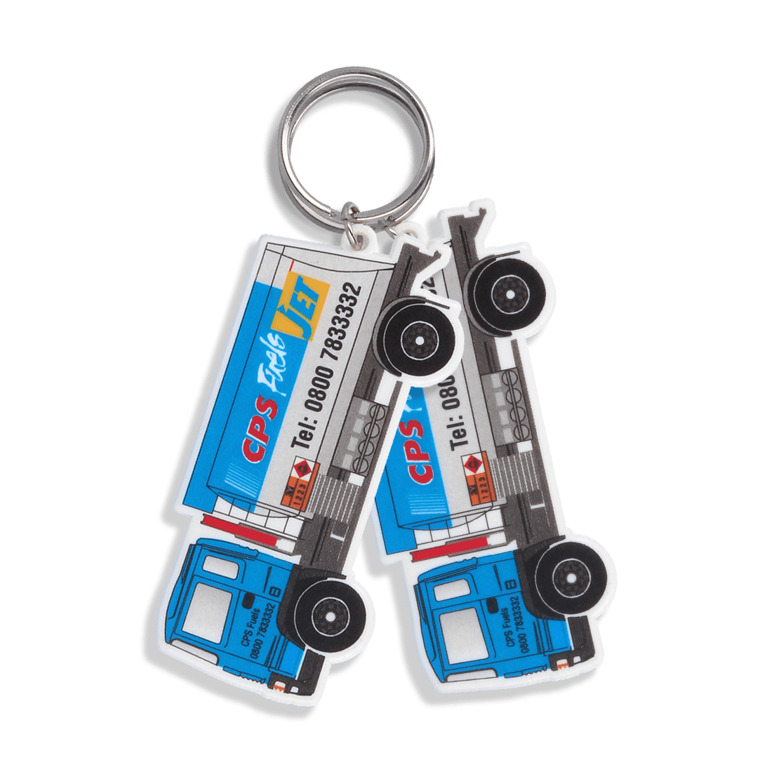 Recycled Lorry Shape Keyring - Image 1