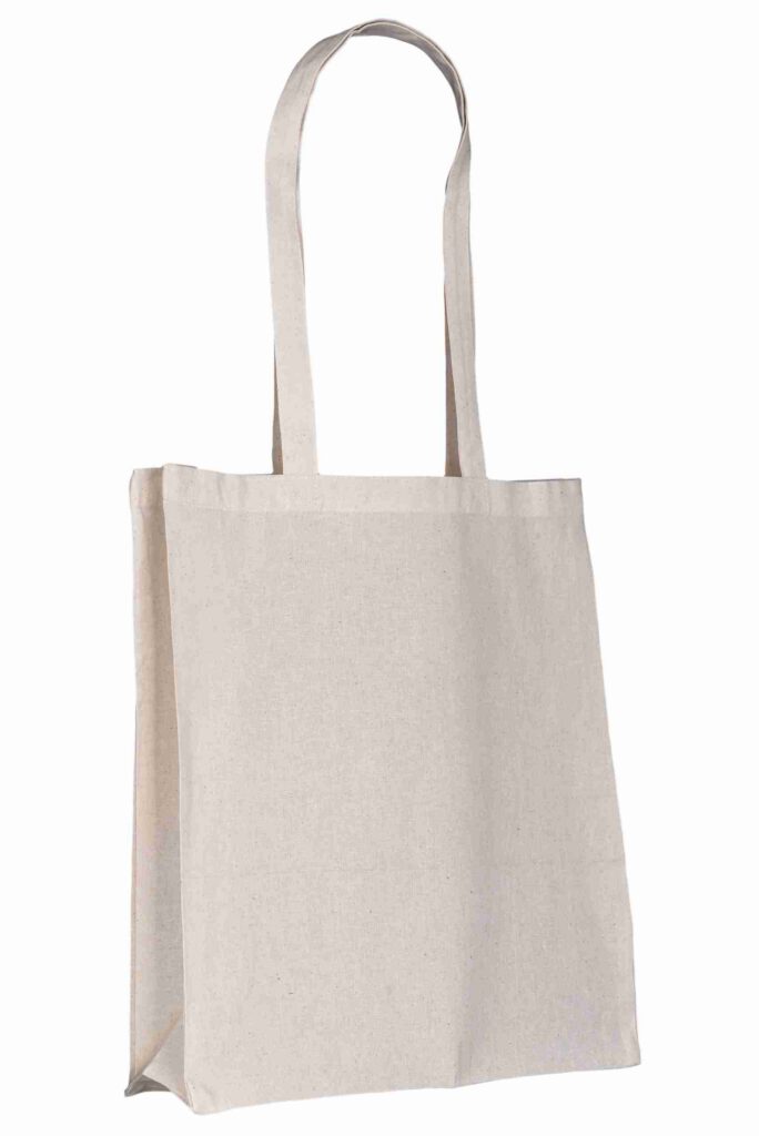 Natural Cotton Tote Shoppers Full Gusset