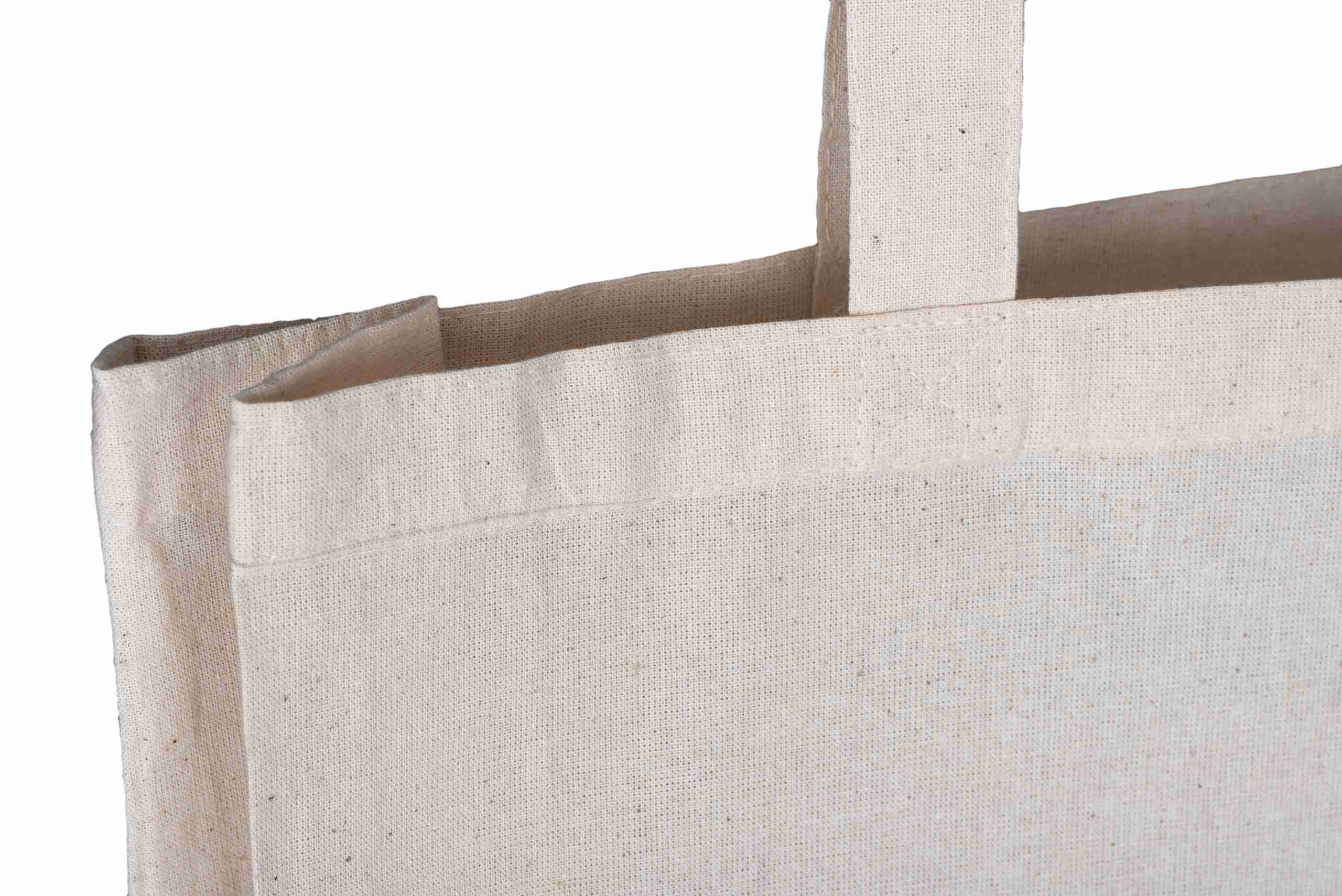 Natural Cotton Tote Shoppers Full Gusset - Image 3